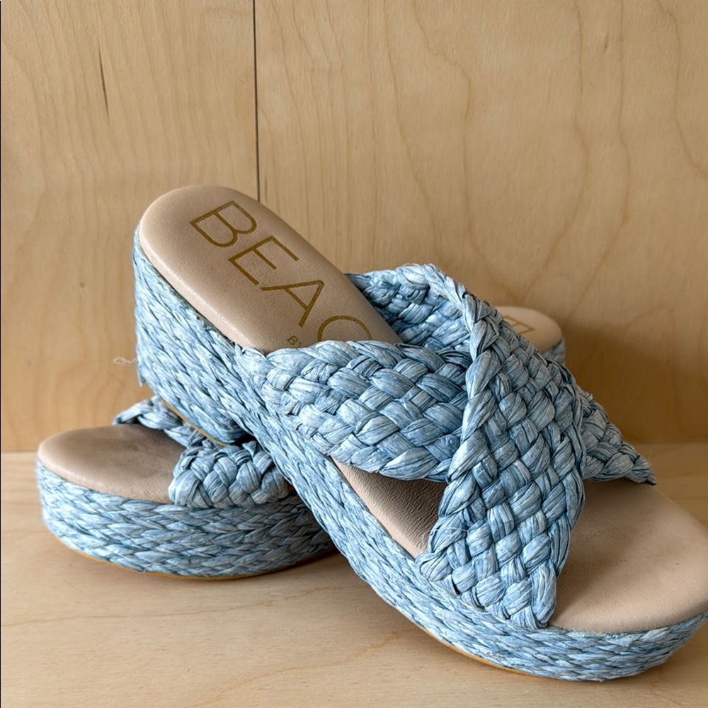 Beach by Matisse - blue grass sandal platform - 10m